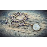 „Rusztikus kókuszhéj kapocs az ARKANA kézműves nyakláncon”