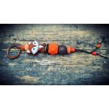 WOLF HENI BEREK kulcstartó, kézműves ékszer és táskadísz