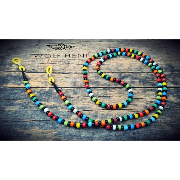 színes szemüveglánc