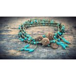 „Fémmentes, természetes anyagokból készült bohém stílusú bokalánc.”