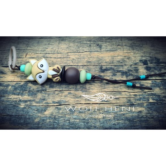 CSALIT kulcstartó, medál és táskadísz erdei, vadregényes hangulatban