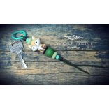 CSALIT rókás kulcstartó mérgező anyagoktól mentes szilikon gyöngyökkel, biztonságos viseletként