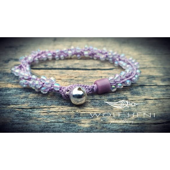 CSILING karkötő kislányoknak – szivárványos gyöngyök és játékos csengettyű