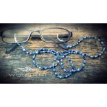 színes gyöngyös szemüvegzsinór