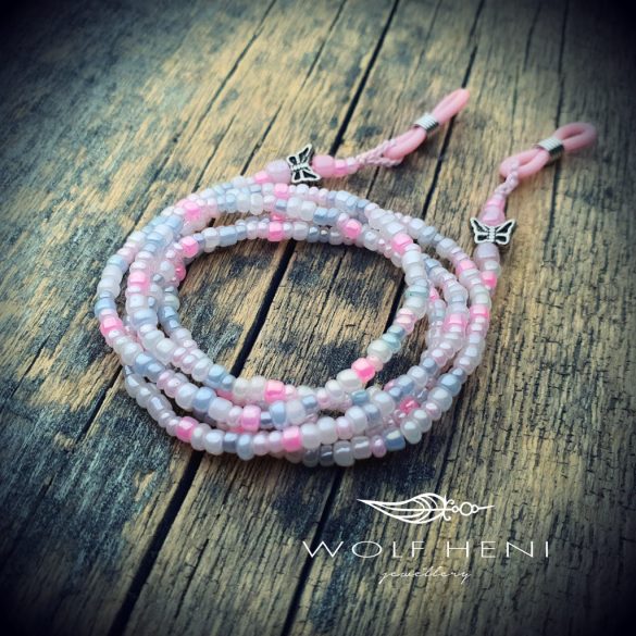 Wolf Heni Jewellery Harmatka – mesebeli pillangós gyöngylánc szemüveghez