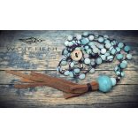 „Természetközeli, boho stílusú MIRAPRESA nyaklánc részletfotója”