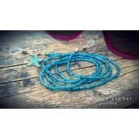 NERINA prémium üveggyöngyös lánc, csillag és karom motívumokkal