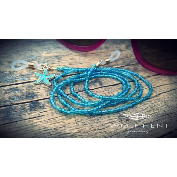 NERINA prémium üveggyöngyös lánc, csillag és karom motívumokkal