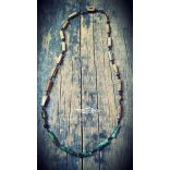 „Víz‑ és súrlódásálló, fémmentes ORKAN ásvány nyaklánc férfiaknak”