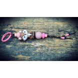 Rókás kulcstartó mérgező anyagoktól mentes szilikon gyöngyökkel – PAGONY