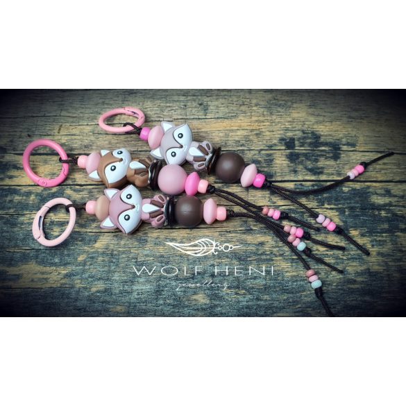 PAGONY kézműves ajándék, multifunkciós ékszer kulcstartóként és medálként