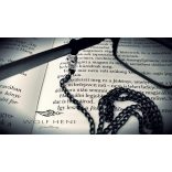 Férfias stílusú prémium szemüveglánc gun metal lánccal