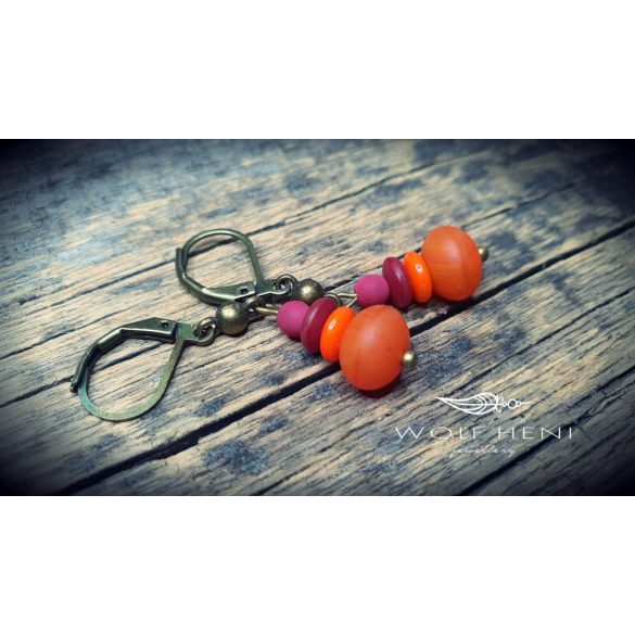 Wolf Heni kézműves ékszer – Solenne fülbevaló