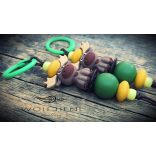 SVEN szarvas kulcstartó biztonságos szilikongyöngyökkel