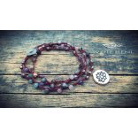 SZFÉRA variálható ékszer: horgolt ásvány nyaklánc karkötőként is