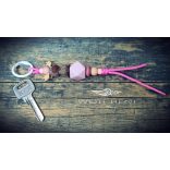 ragyogó kulcstartó méreganyagmentes szilikongyöngyökkel