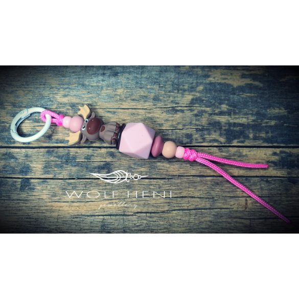 kézműves kulcstartó csillag‑ihlette hangulattal