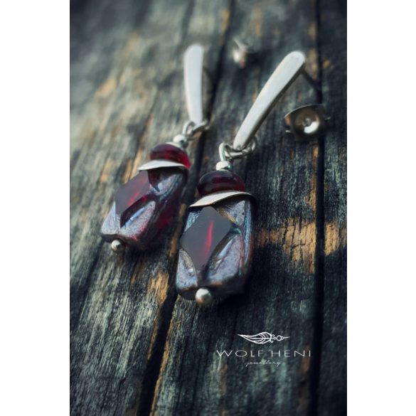 Antiallergén fülbevaló bedugós akasztóval