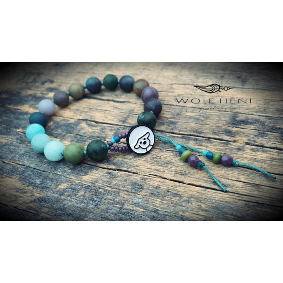 indiai achát karkötő